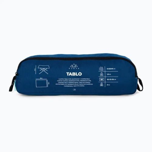 Turistický stôl KADVA Tablo ultraľahký modrý
